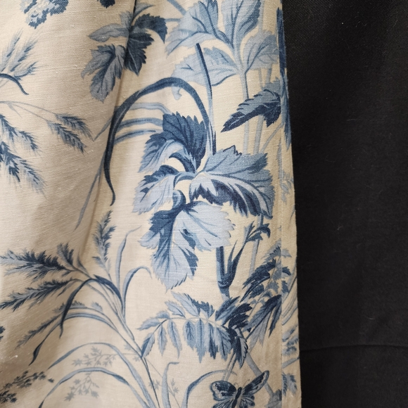 Talbots Cream Maxi Skirt with Blue Floral Print - Picture 6 of 6